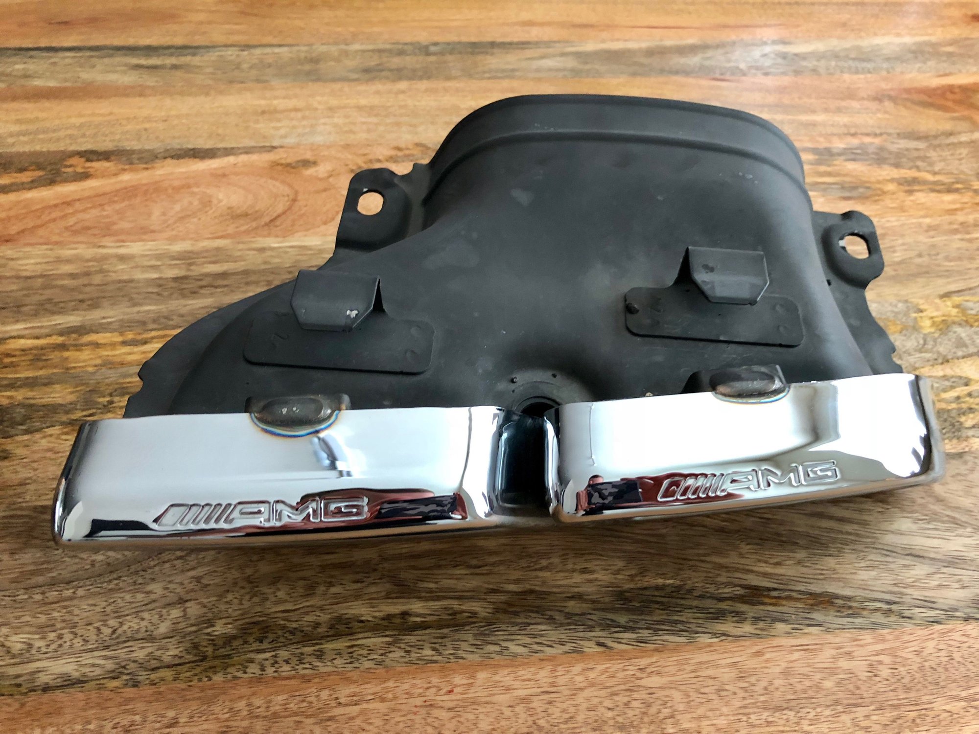 Exterior Body Parts - OEM CHROME AMG EXHAUST TIPS FROM W205 C63S & FIT OTHER MODELS A2054900427/A2054900527 - Used - 2015 to 2018 Mercedes-Benz C63 AMG S - Richardson, TX 75081, United States