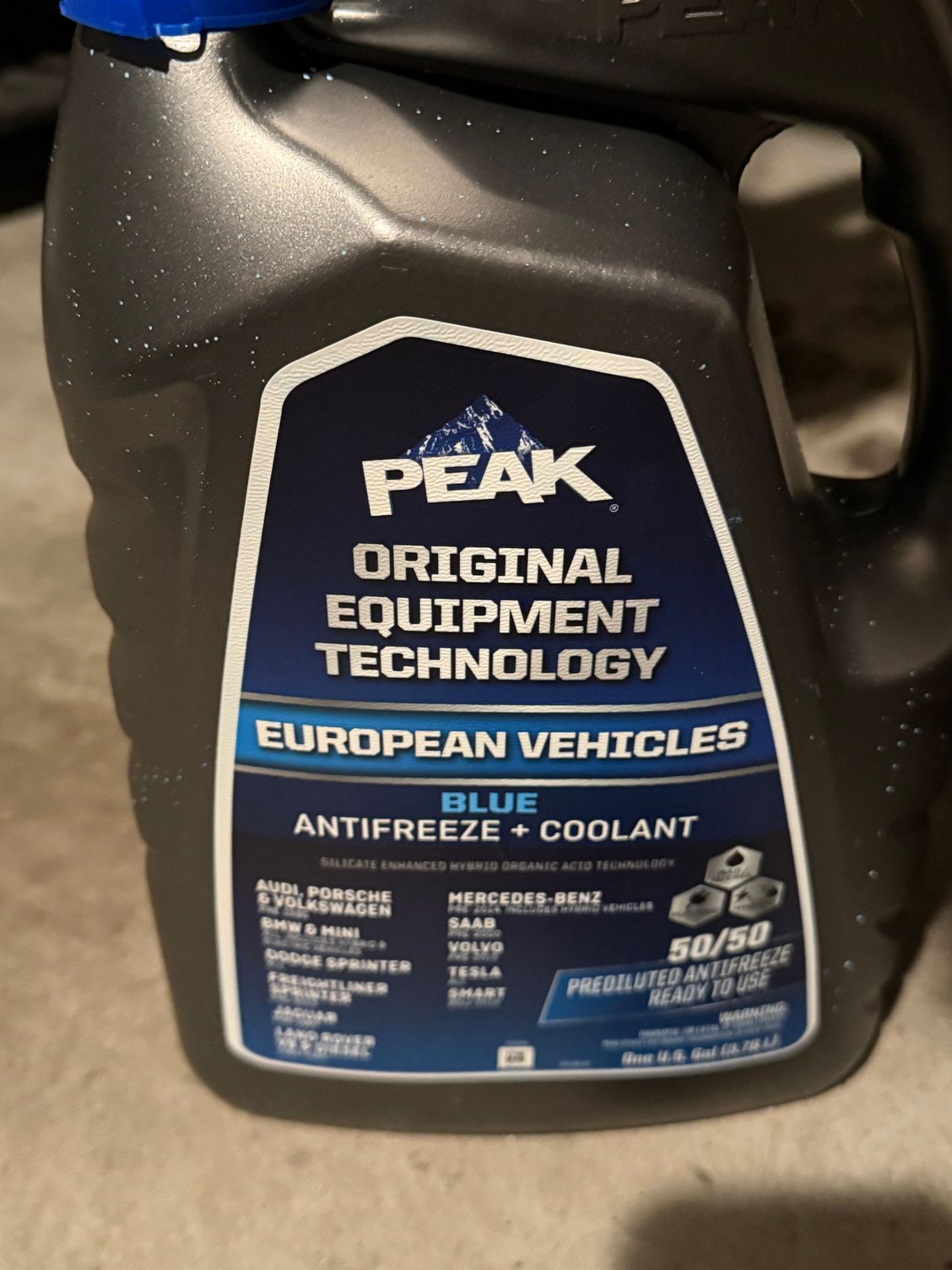 Coolant used from Autozone on 2012 GLK350. 