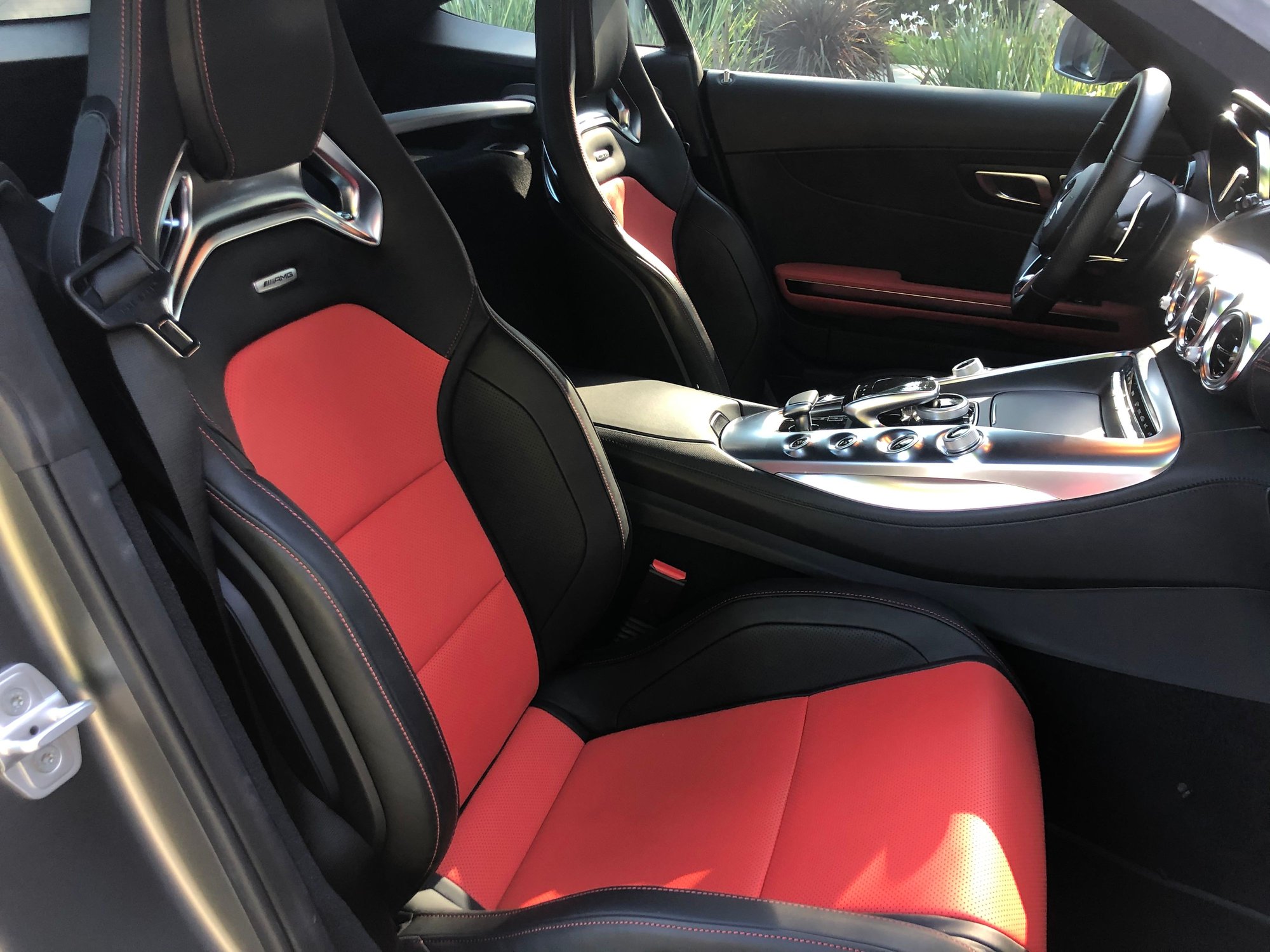 2018 Mercedes-Benz AMG GT - 2018 AMG GT Matte Gray w/ Red Pepper/Black Interior - Used - VIN WDDYJ7HA9JA014664 - 4,896 Miles - 8 cyl - 2WD - Automatic - Coupe - Gray - Studio City, CA 91604, United States