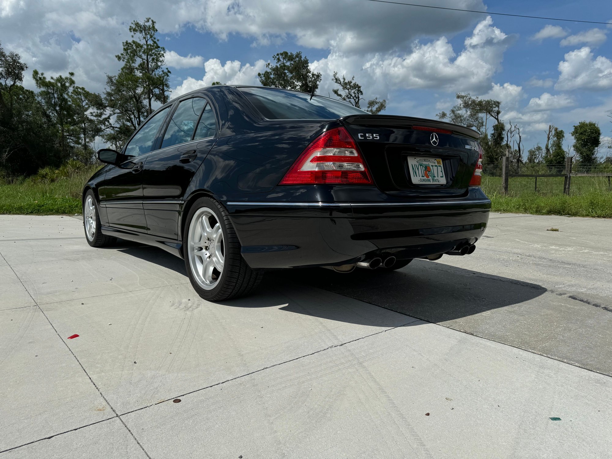 2005 Mercedes-Benz C55 AMG - 2005 C55 AMG 87k Miles - Used - VIN WDBRF76J55F629738 - 87,702 Miles - 8 cyl - 2WD - Automatic - Sedan - Black - Riverview, FL 33579, United States