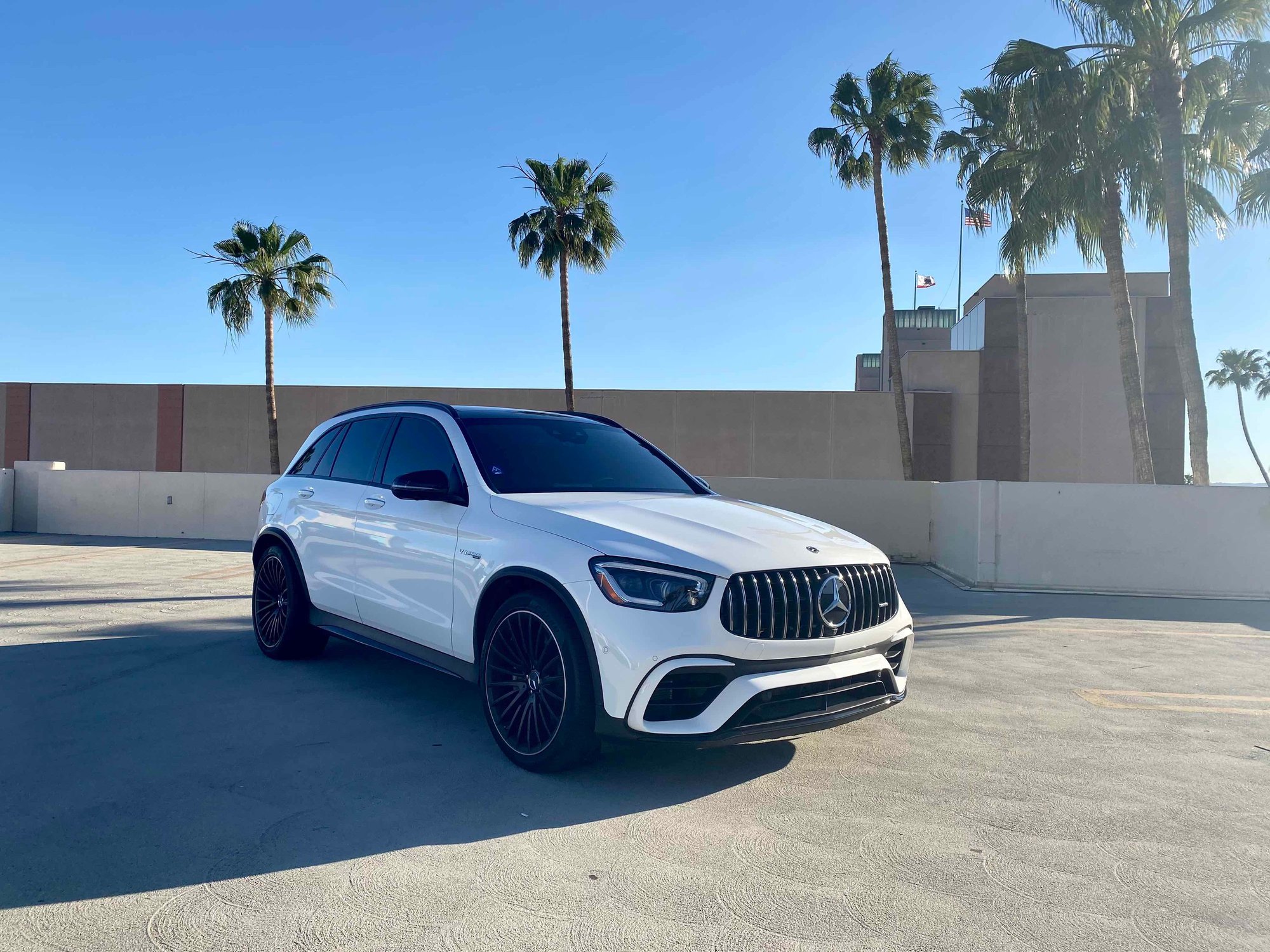 2021 Mercedes-Benz GLC-Class - 2021 Mercedes-Benz GLC63 AMG - Only 5,000 Miles - Fully Loaded - Used - VIN W1N0G8JB8MF902627 - 5,000 Miles - 8 cyl - AWD - Automatic - SUV - White - Glendale, CA 91201, United States