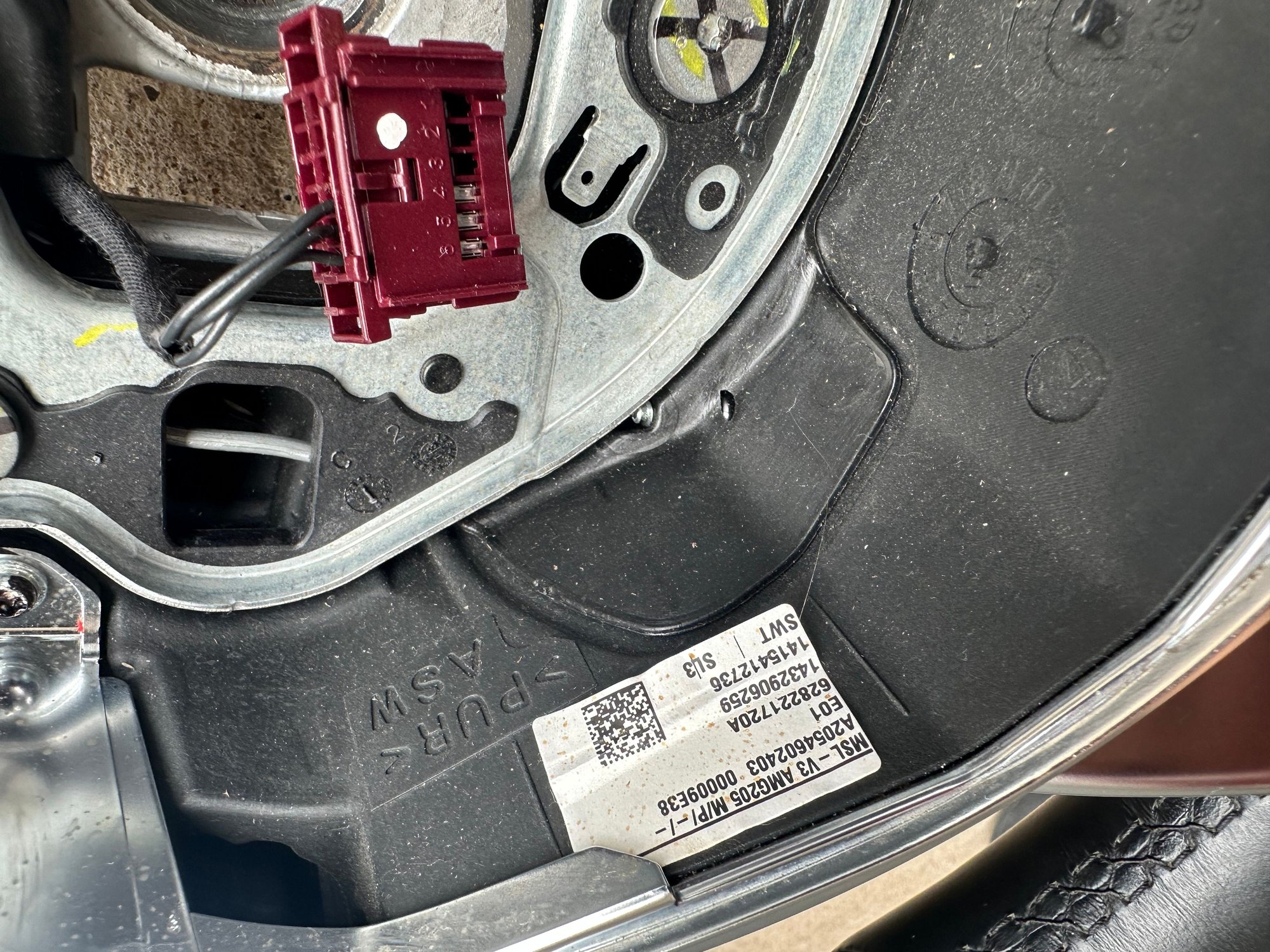 Interior/Upholstery - W205 MERCEDES C63s AMG SPORT Black Leather Steering WHEEL A2054602403 - Used - 2015 to 2018 Mercedes-Benz All Models - Dallas, TX 75088, United States