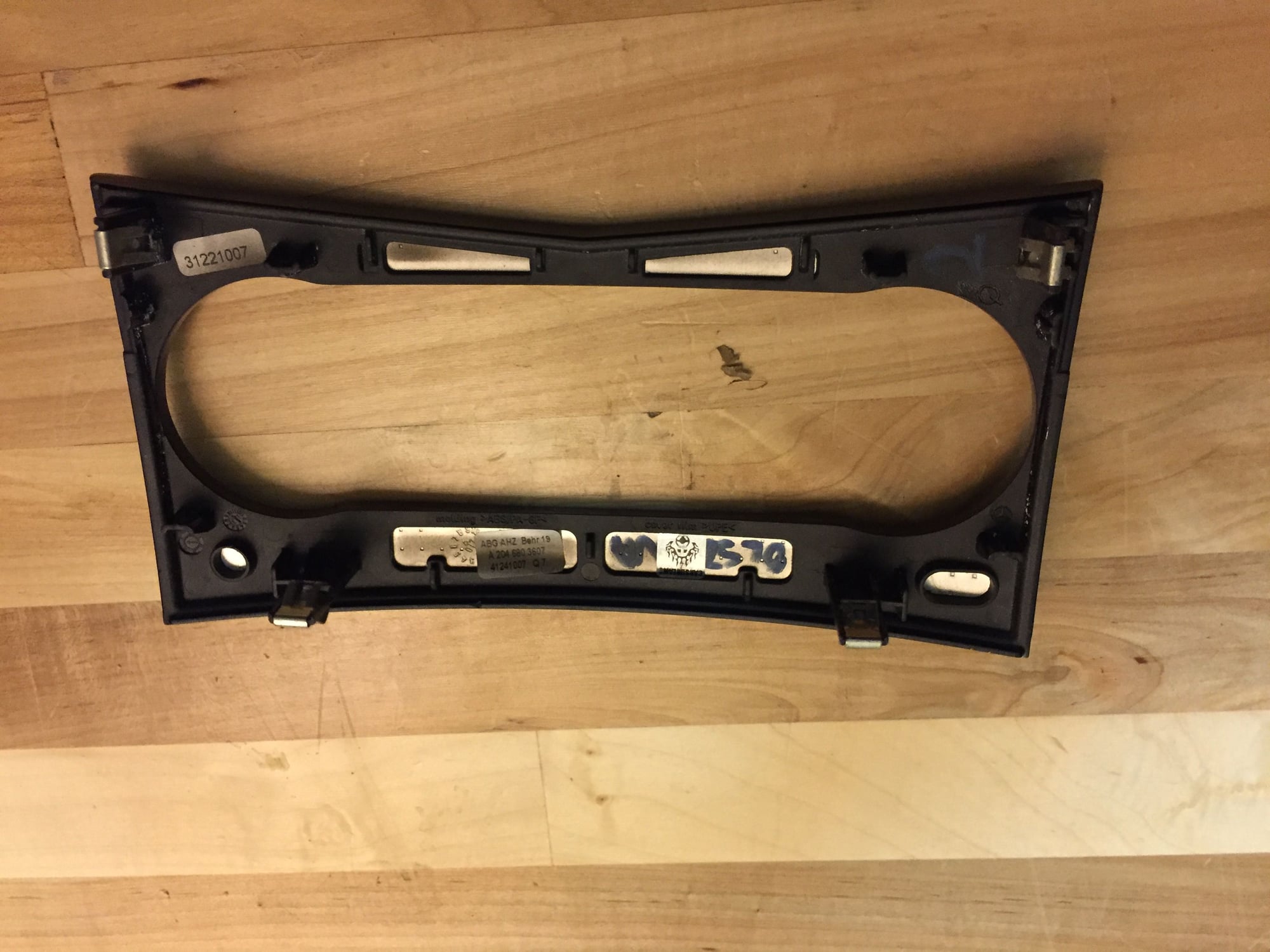 Interior/Upholstery - PFL C63 w 204 Carbon Fiber Climate control surround - Used - 2008 to 2012 Mercedes-Benz C63 AMG - Houston, TX 77056, United States