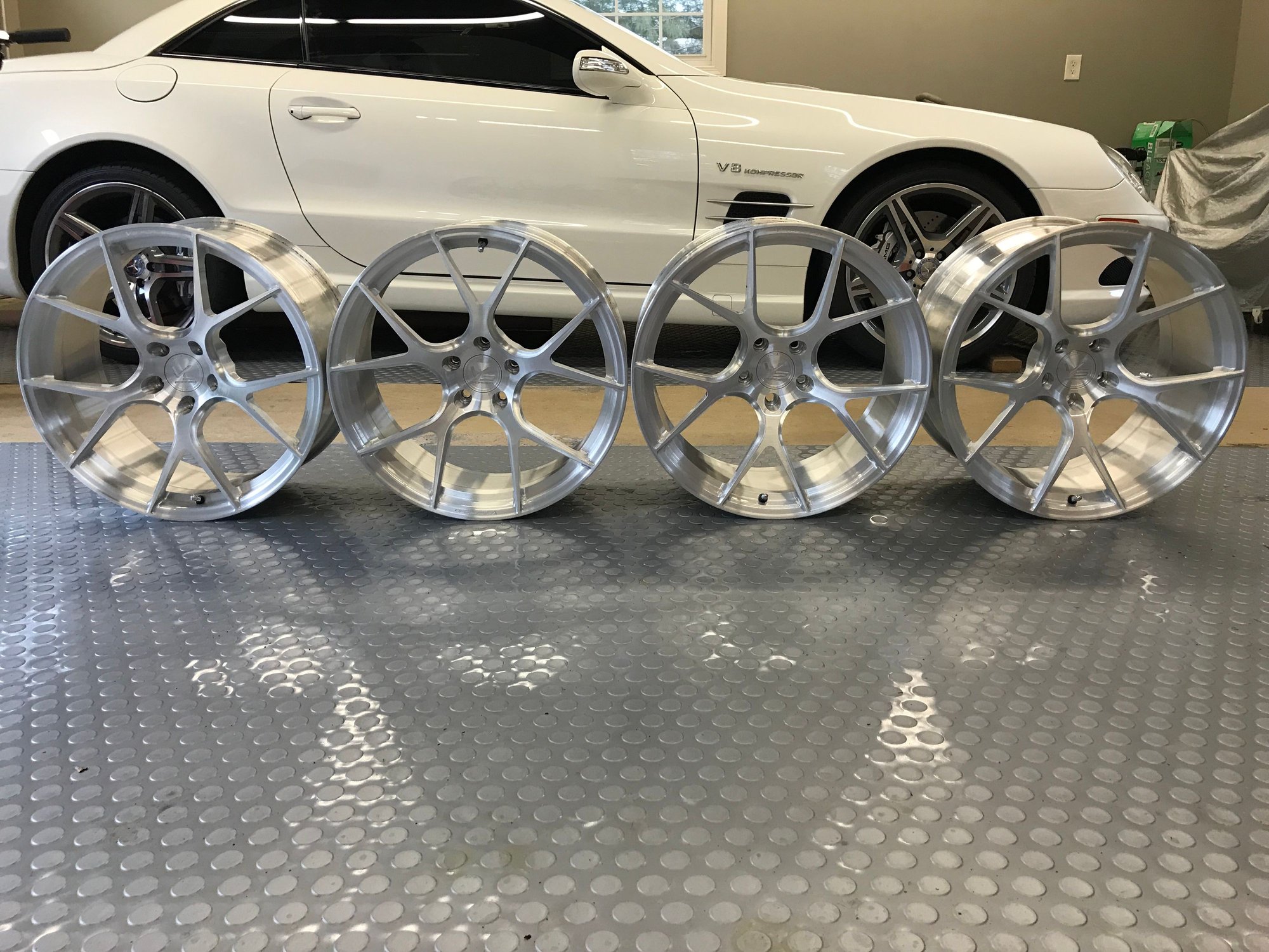 Wheels and Tires/Axles - Brand New VS Forged VS02 Wheels for R230/SL55/500/65/63-Brushed Clear Finish - $1,600 - New - 2003 to 2008 Mercedes-Benz SL55 AMG - 2003 to 2008 Mercedes-Benz SL65 AMG - 2003 to 2008 Mercedes-Benz SL600 - 2003 to 2006 Mercedes-Benz SL500 - 2009 to 2012 Mercedes-Benz SL63 AMG - 2005 to 2012 Mercedes-Benz SL550 - Fairfield, CT 06824, United States