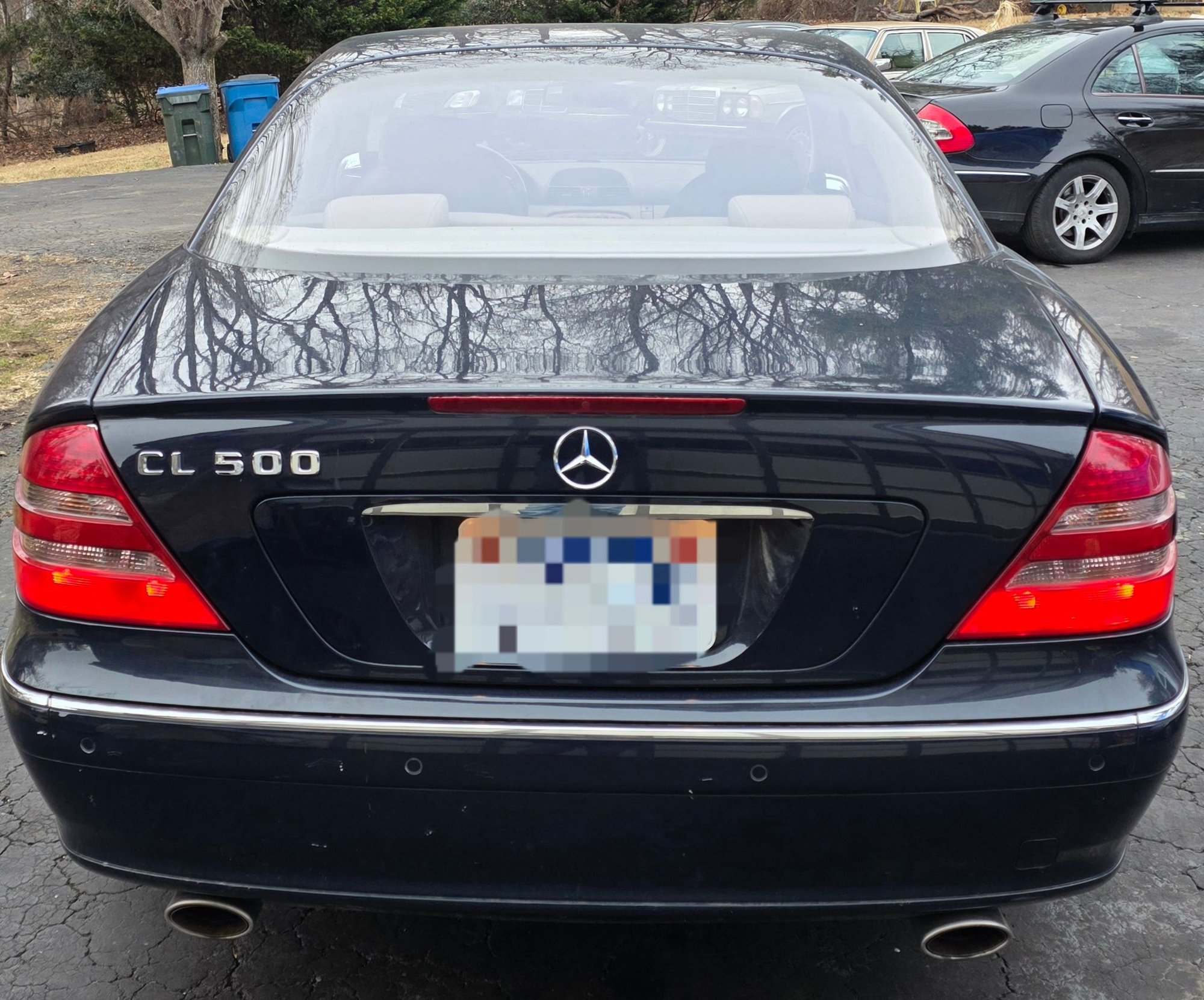 2002 CL500, Rear-view