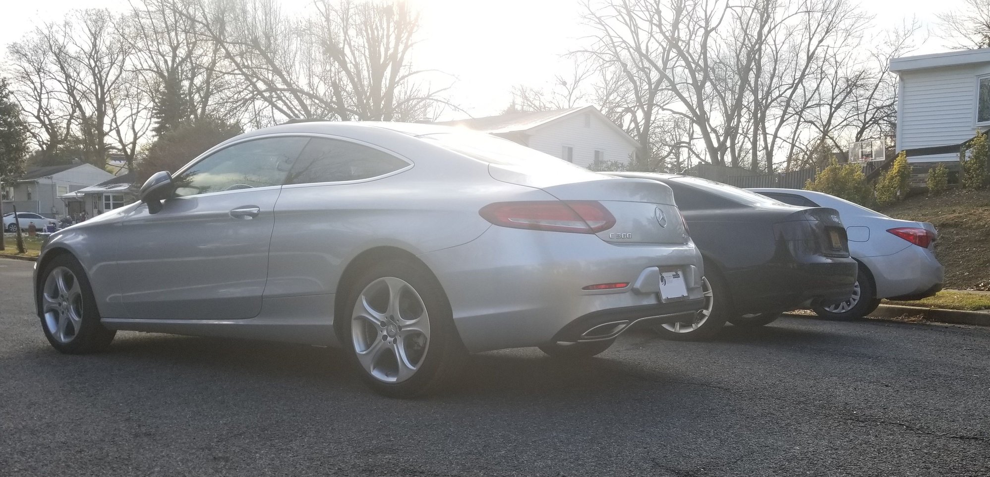 2017 Mercedes-Benz C300 - 2017 C300 4MATIC C-Class Coupe - Used - VIN WDDWJ4KB1HF336025 - 26,046 Miles - 4 cyl - AWD - Automatic - Coupe - Silver - Fairfax, VA 22031, United States