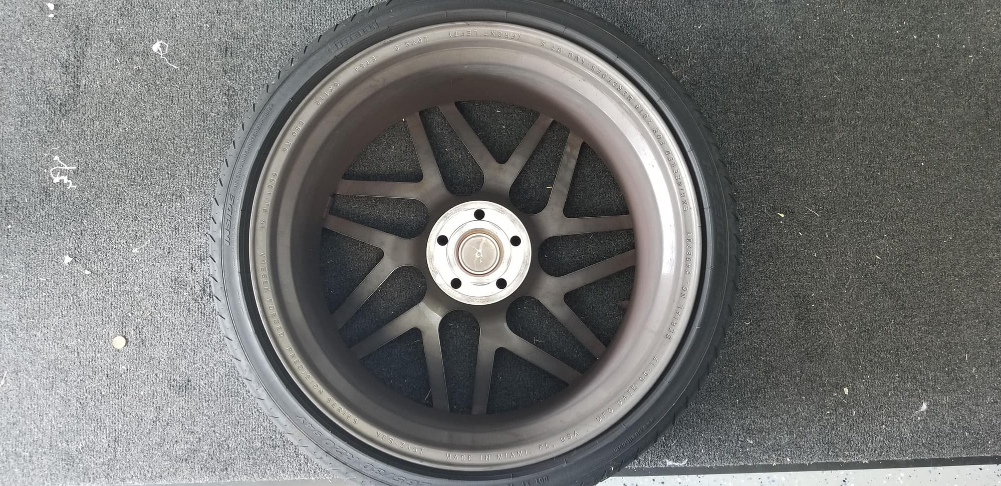 Wheels and Tires/Axles - Forged Vossen VPS-315T wheel set for Mercedes GT-S - Used - All Years Mercedes-Benz AMG GT S - Pembroke Pines, FL 33028, United States