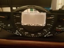Instrument cluster with lcd removed