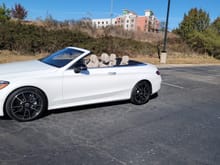 Top Down Weather is Great in this car.  So easy to drive and quiet.