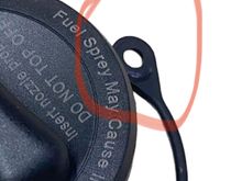 Original fuel cap connection