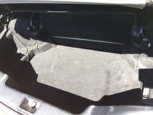 Full use of trunk; amps mounted below
