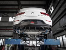 Mercedes-AMG C253 GLC63 S Coupe Facelift (2021) fitted with our full catless system.