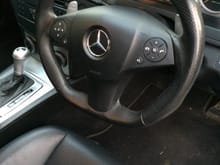 C63 steering wheel