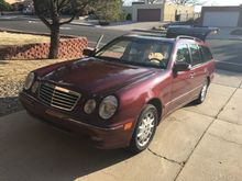 The Japanese made Canadian import 2001 E320 4Matic Wagon. This unit has an extra part on the emissions that isn't found on the German made models.
