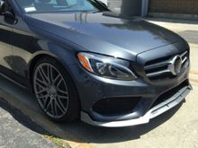 Brabus front lip now colored match with the Brabus monoblock F wheels....