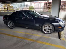 During road trip to NC.  This was a parking garage in New Orleans.
2006 SL 500 with Turbine rims.