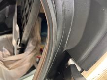 Upper left hinge area