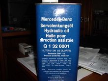 This is the MB part number and just under that it says Pentosin CHF 11S.