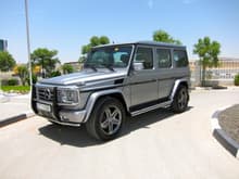 2010 Mercedes-Benz G55 AMG &quot;Edition 79&quot;
Designo Alanite Grey Magno (matte), two-tone Designo Sand/Black leather, AMG carbon fiber side strips and interior trim, AMG titanium painted 19&quot; wheels with H&amp;R 30mm spacers, exterior and interior chrome package, rear jump seats; 1 of 79.