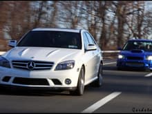 C63 vs Turbo STI