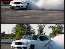 Eurocharged E55 Burnout at timmayfest