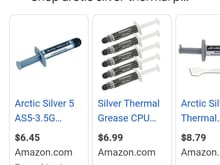 "artic silver" top notch thermal compound 