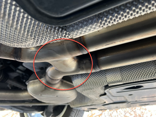 Rear crossover