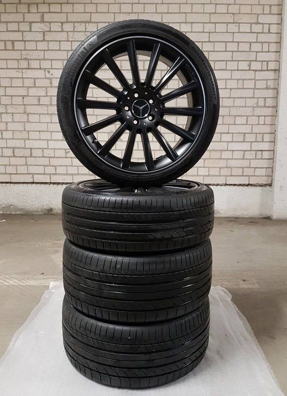 Wheels and Tires/Axles - C-class Wheels + Tires R19 AMG Black Matt - Used - 2005 to 2018 Mercedes-Benz C43 AMG - Colombia, SC 29044, United States