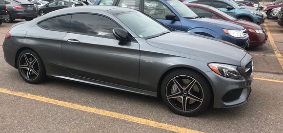 2017 Mercedes-Benz C43 AMG - 2017 C43 AMG Coupe - Selenite Grey - Used - VIN WDDWJ6EB0HF474890 - 24,500 Miles - 6 cyl - 4WD - Automatic - Coupe - Silver - Denver, CO 80124, United States