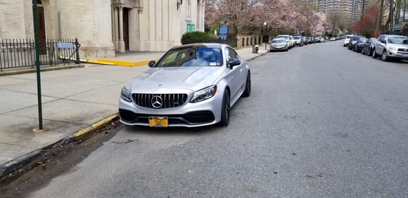 2019 AMG C63S Coupe, Iridium Silver, Gray Black Napa Leather