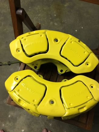 Yellow to match the valve covers