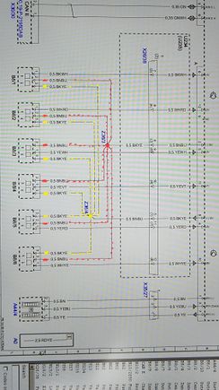 PARKTRONIC wiring schematic from WIS