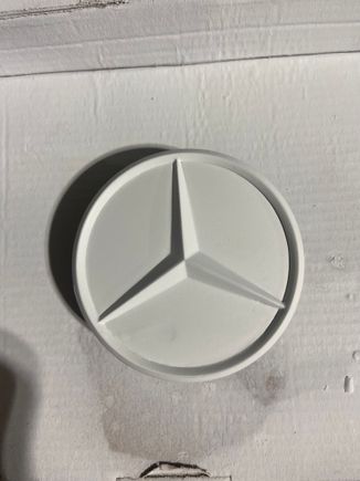 Just messing around 
Primed wheel cap 