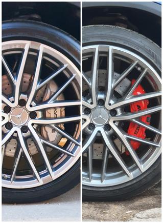 GLC 63s brakes retrofit