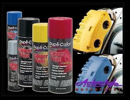 High temperature caliper paint in 5 colours.