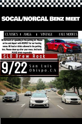 All benz models are welcome! See you all soon! 