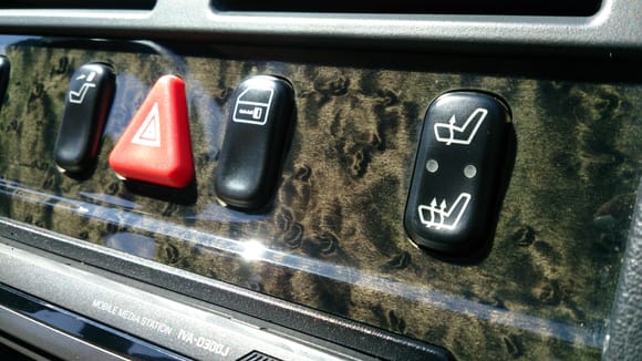 Up close:  Black Birdseye Maple interior wood trim