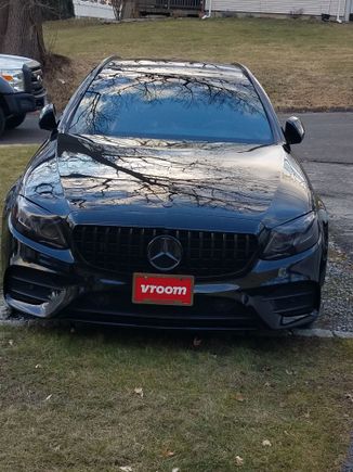 Changed out the grill and started blacking it out. The Vroom is gone now too..