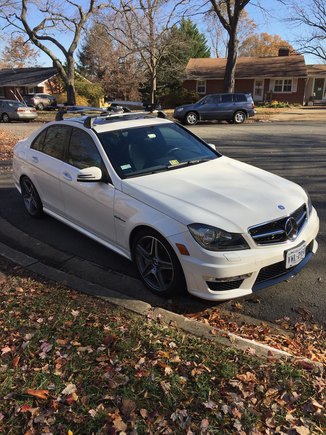Mounted on the C63
