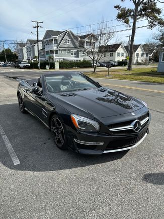 40-degrees, top-down in the middle of winter. Gotta love it! 