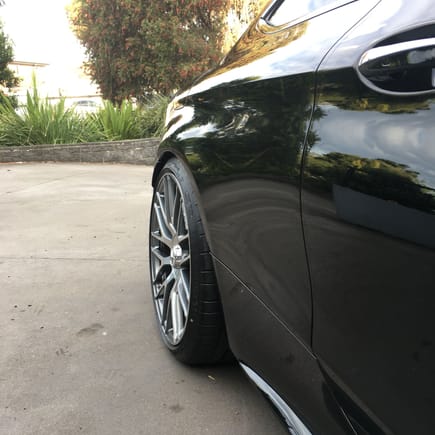 Just picked up my car.... here is a little teaser. 

Let's say the fitment is on point ;)