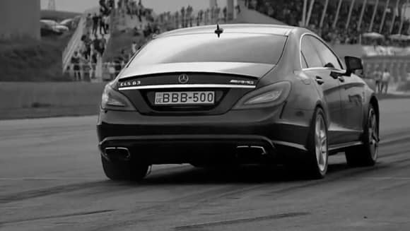 CLS63 on MOMO 18 Inch Wheels and Hoosier DRs