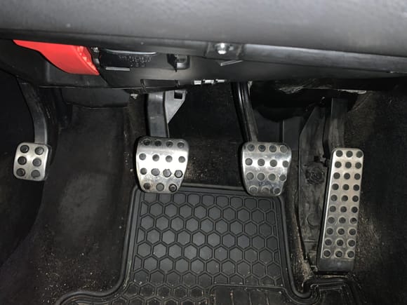 The clutch pedal had become a special problem as my foot would slip occasionally when I operated the clutch 