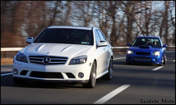 C63 vs Turbo STI