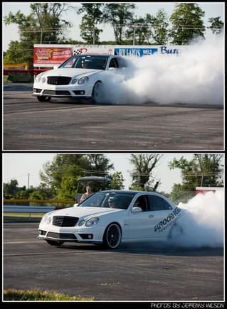 Eurocharged E55 Burnout at timmayfest