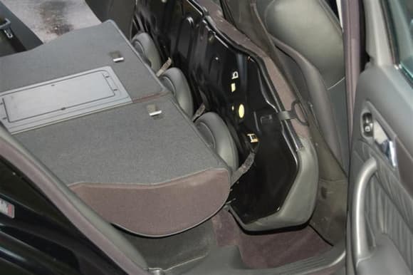 folded rear seats