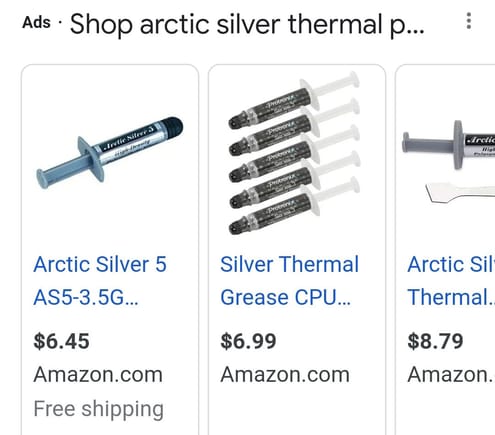 "artic silver" top notch thermal compound 