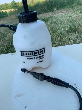 Sprayer and adapter from Amazon