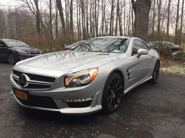2013 Mercedes-Benz SL63 AMG - SL63 w/ Performance Pack Spectacular AMG - Used - VIN WDDJK7EA5DF012307 - 13,000 Miles - 8 cyl - 2WD - Convertible - Silver - West Falls, NY 14170, United States