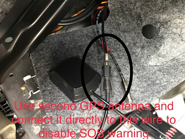 W211 E-Class W219 CLS GPS Antenna Frozen Fix and SOS Malfunction Fix